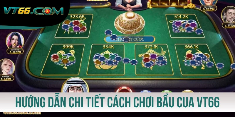 Hướng dẫn chi tiết cách chơi Bầu Cua VT66 chuẩn xác